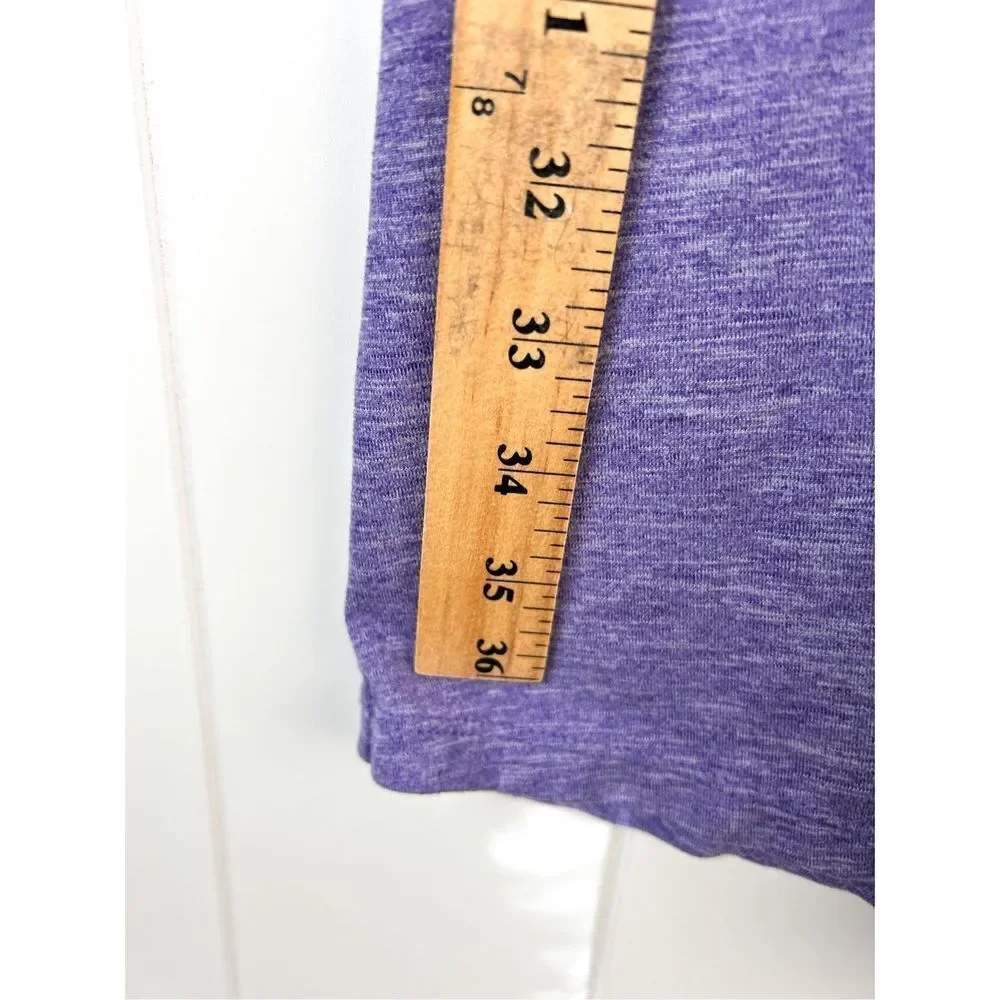 Prana Calico‎ Sleeveless Stretch Dress Ultra Violet Cut Out Back Size S